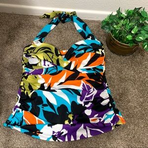 MiracleSuit Barcelona Halter Tankini Swim Top